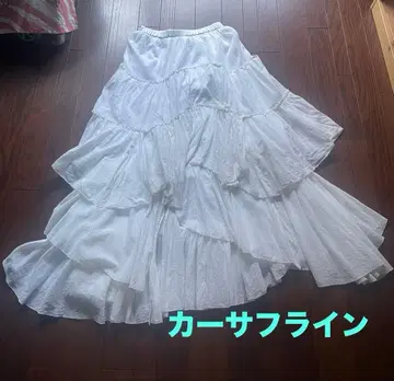 카사플라인 코튼 캉캉 스커트