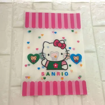 당시물 5매 초레어 헤이세이 레트로 키티 산리오 샵 봉투 SANRIO