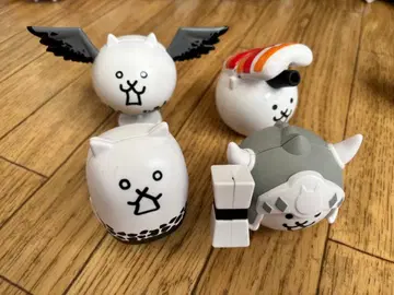 냥코 대전쟁 캡슐 캐릭터 네코 스시 외 4체 세트