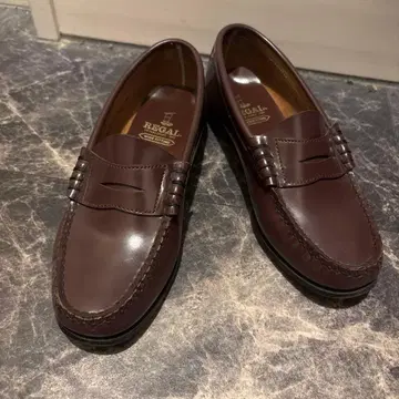 REGAL 브라운 코인 로퍼 23cm EEE