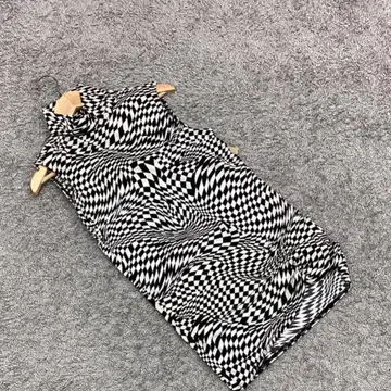 인기 이타리야/이탈리아 [ S ] 슬리브리스 티셔츠/셔츠 기하학 패턴