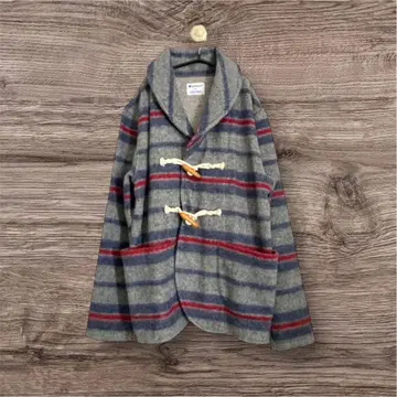 챔피온 보더 더플 코트 블루종