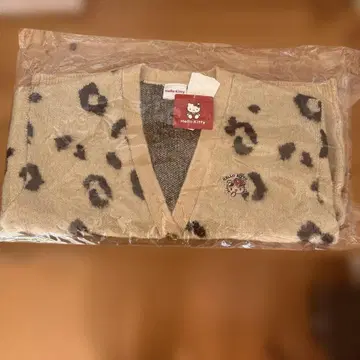 시마무라 키티 레오파드 무늬 갸루 가디건 L