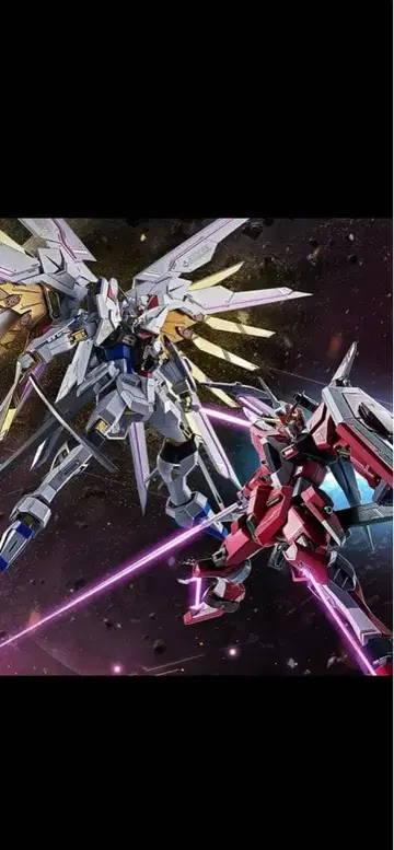 인피니트 저스티스 건담 & 스트라이크 프리덤 건담