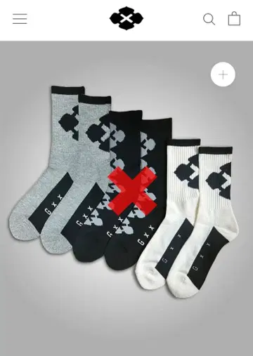 GAKKIN 삭스 2켤레 커플 세트