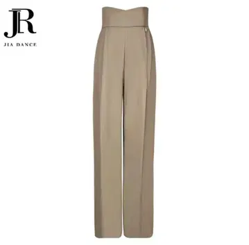 JIA DANCE 베이지 와이드 팬츠