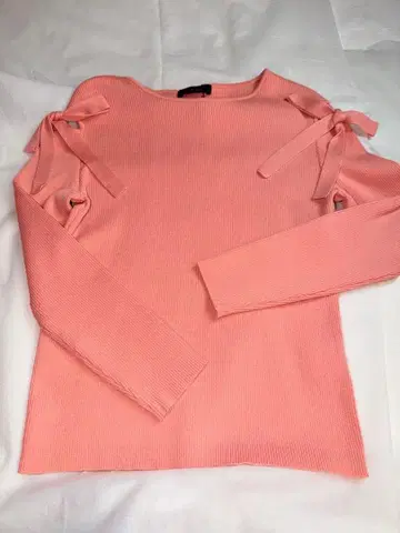 Rene 리본 포함 핑크 니트 사이즈 38