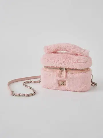 다리치 인조 모피 숄더 미니백