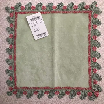 새상품 긴자와 레이스 시즌 타월 손수건 그린 수박