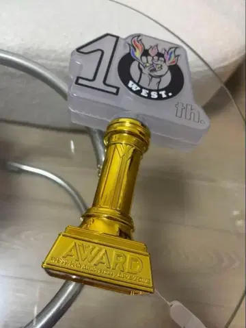 10th Anniversary Award 트로피형 응원봉