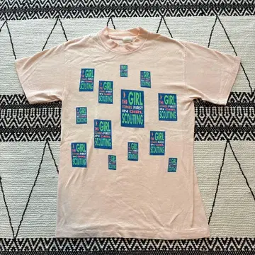 Girl Scouts made in USA 빈티지 T셔츠