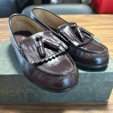 태슬 로퍼 23cm 브라운