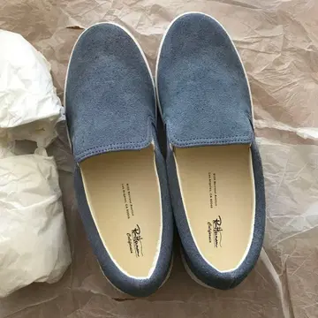 RonHerman 파랑 스웨이드 슬립온