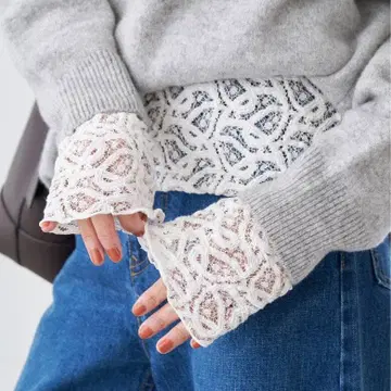 [ 미착용 ] IENA(이에나) 페이즐리 스트레치 레이스 풀오버 아이보리