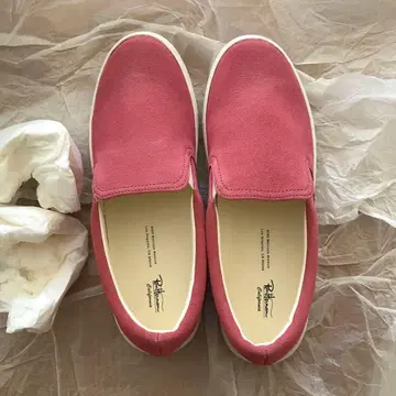 RonHerman 핑크 스웨이드 슬립온