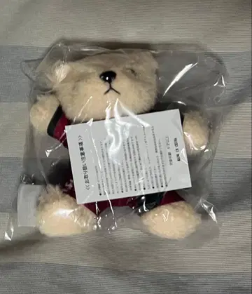 이오키 마오 x 빗셀 고베 콜라보 유니폼 패턴 베어 키링