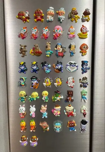 호빵맨 가챠가챠 마그넷 50개