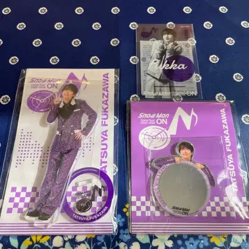 SnowMan ON 라이브 굿즈 후카사와 타츠야 아크릴 스탠드 3종 세트