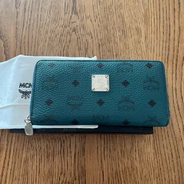 MCM 터콰이즈 장지갑