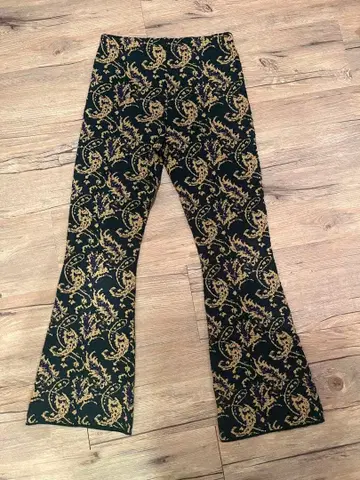 [ LEINWANDE ] 자카드 플레어 팬츠