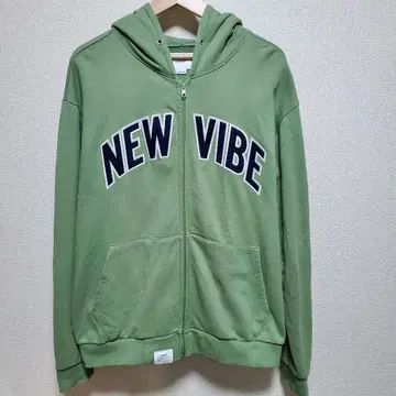 LIBERE 리베레 NEW VIBE 집업 후드티 그린 L