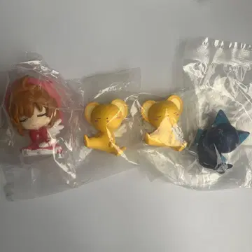카드캡터 사쿠라 어깨 쿵 피규어 가챠가챠 세트