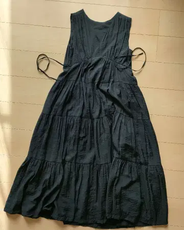 GRL 슬리브리스 블랙 롱 원피스 S 사이즈