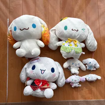 시나모롤 봉제 인형 3개 키링 마스코트 4개 세트