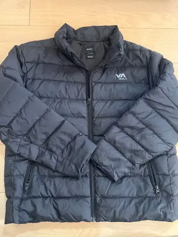 RVCA 블랙 다운 자켓 S