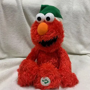 노래하는 엘모 봉제 인형 세서미 스트릿 크리스마스