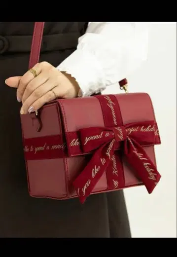 선물 박스 백 F i.n.t 레드