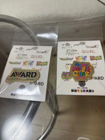 WEST. AWARD KANSAT COLOR 핀 배지