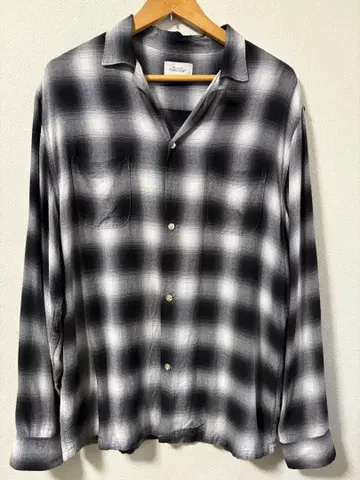 PENNEY'S TOWNCRAFT 보트 택 옴브레 체크 셔츠