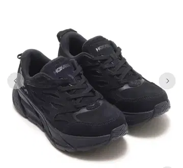 HOKA CLIFTON L SUEDE BLACK / BLACK 25.5