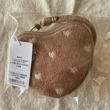 FEILER 러브러리 하트 하트형 파우치 베이지