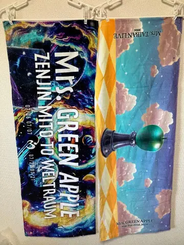 미세스 그린애플 타월 젠 합동 라이브 공연 밴드 2장 세트 A