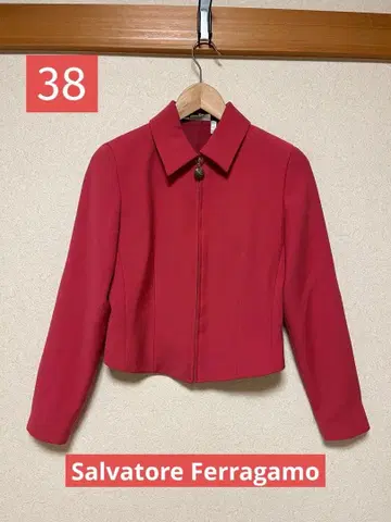 Salvatore Ferragamo 숏 핑크 자켓