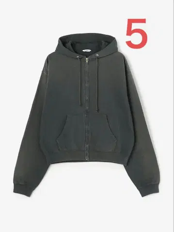 AURALEE 25AW 집업 후드티 5