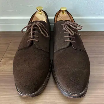 브라운 스웨이드 드레스 슈즈