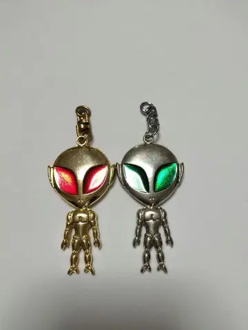 에이리언 디자인 메탈 키링