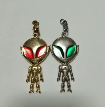 에이리언 UMA 우주인 디자인 메탈 키링