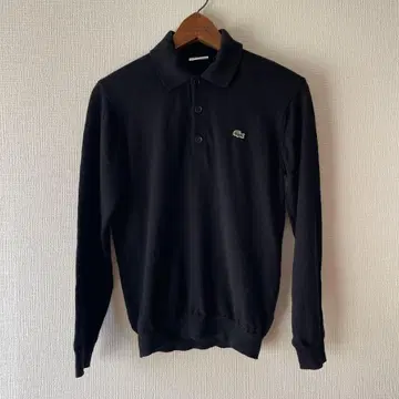 라코스테 블랙 긴팔 니트