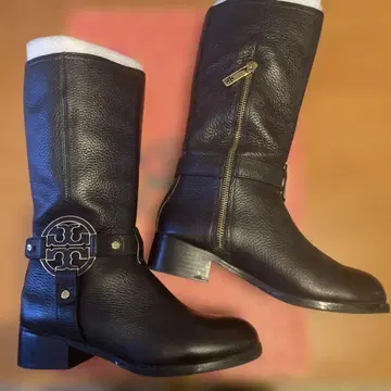 토리버치 롱 부츠 블랙