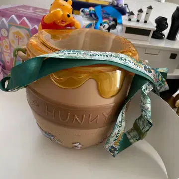 푸우 허니 하니트 팝콘 바스켓