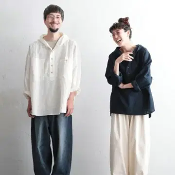 새상품급 서울베리 나랑 너랑, 자유롭게 연출하는 후드 셔츠 화이트 M