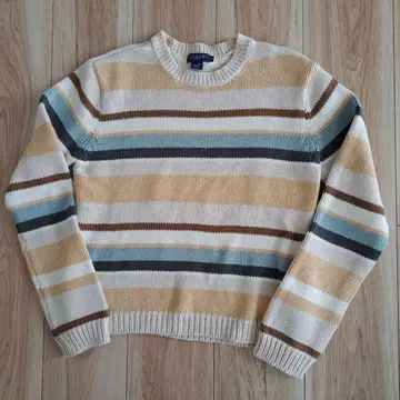 J.CREW 제이크루 니트 스트라이프 베이지 S