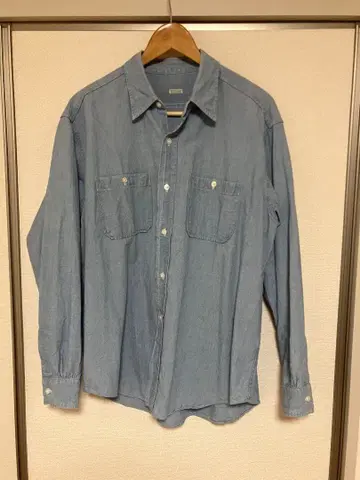 A.PRESSE Washed Chambray Shirt 사이즈 2
