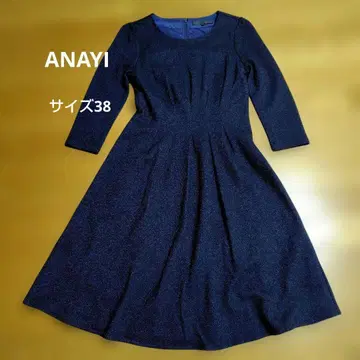 [ANAYI] A라인 네이비 원피스 사이즈 38