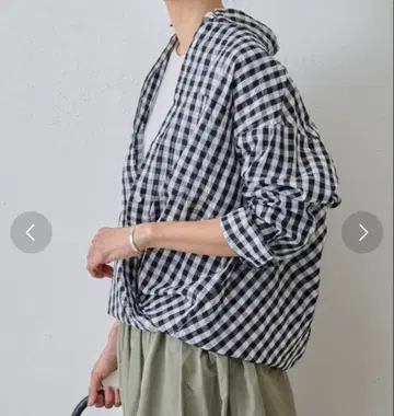 BEARDSLEY 깅엄 워셔 오버 셔츠