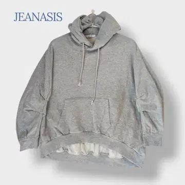 JEANASIS 지나시스 F 사이즈 상의 후드티 후드 부착